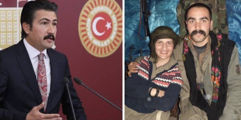 HDP'li Semra Güzel'in terörist sevgilisi ile görüntülerine tepkiler sürüyor! AK Parti Grup Başkanvekili Cahit Özkan: Gerekeni yapacağız